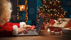 Santa buying online